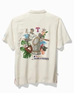Tommy Bahama 2023 MLB® World Series™ Silk Camp Shirt texas_rangers Outlet