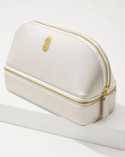 Tommy Bahama Abby Pineapple Travel Organizer Pearl Outlet