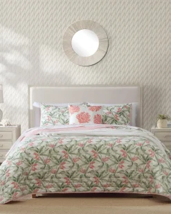 Tommy Bahama Acapulco Palms Reversible 2-Piece Twin Quilt Set Green Outlet