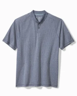 Tommy Bahama Alki Point Short-Sleeve IslandZone® Henley Eclipse Sale