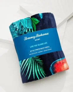 Tommy Bahama All Nighter & Baja Who Can Toucan Beach Towels — Set of 2 Multicolor Clearance