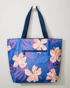 Tommy Bahama Aloha Collection Adrift Day Tripper Tote Serene Blue