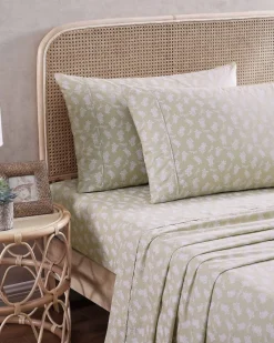 Tommy Bahama Aloha Pineapple King Sheet Set Sage Green Best