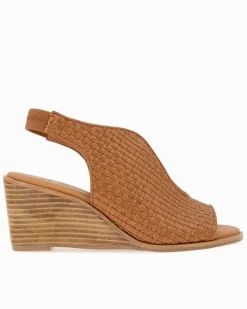 Tommy Bahama André Assous Belinda Featherweights™ Wedges Cognac Woven Best