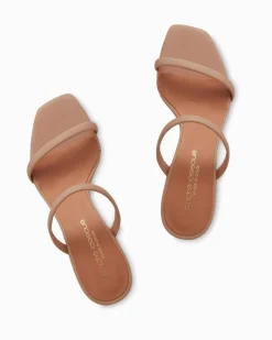 Tommy Bahama André Assous Joie Block Heels Tan Discount