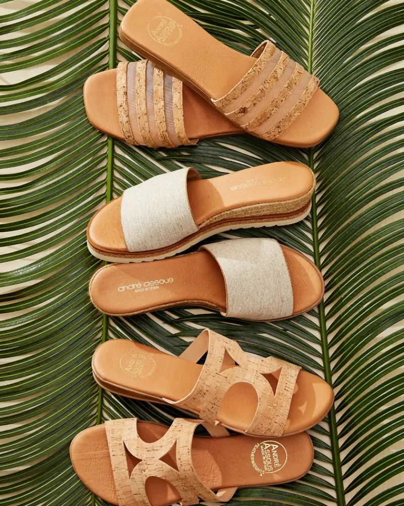 Tommy Bahama André Assous Kaila Cork Featherweights™ Sandals Natural