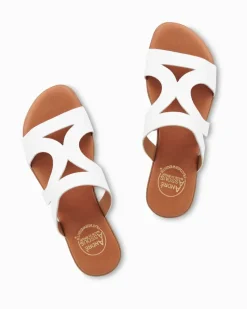 Tommy Bahama André Assous Nailea Leather Featherweights™ Sandals White Online