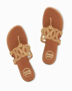 Tommy Bahama André Assous Nature Cork Featherweights™ Sandals Natural Sale