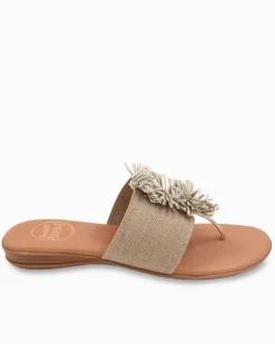 Tommy Bahama André Assous Novalee Stretch-Linen Featherweights™ Sandals Beige/Platino Online