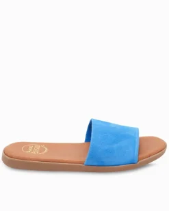 Tommy Bahama André Assous Paloma Suede Featherweights™ Sandals Blue Outlet