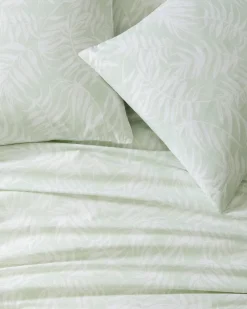 Tommy Bahama Art of Palms 3-Piece Full/Queen Comforter Set Green New