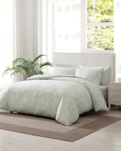 Tommy Bahama Art of Palms 3-Piece Full/Queen Comforter Set Green New