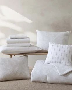 Tommy Bahama Art Of Palms 8-Piece Queen Bed Set Beige Sale