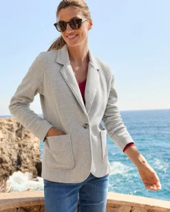 Tommy Bahama Aruba Casual Blazer Summer Grey Hthr