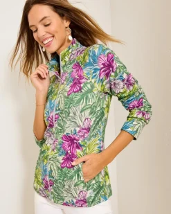 Tommy Bahama Aruba Jungle Jewels Full-Zip Sweatshirt Coconut