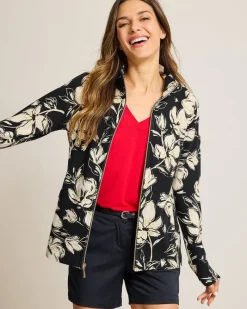 Tommy Bahama Aruba Noche Mar Full-Zip Sweatshirt Black Best