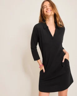 Tommy Bahama Ashby Isles T-Shirt Dress Black Outlet