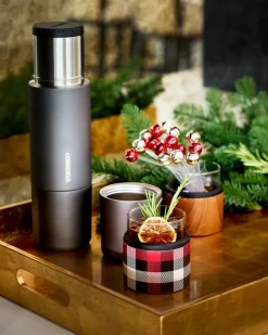 Tommy Bahama Asobu® On The Rocks Glass & Kuzie - Wood Discount