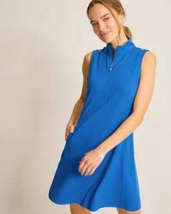 Tommy Bahama Aubrey IslandZone® Mock Dress Cobalt Sea New