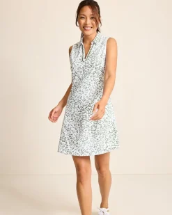 Tommy Bahama Aubrey Leopard Leisure IslandZone® Dress Tea Leaf Discount