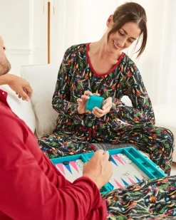 Tommy Bahama Backgammon Game Set Teal