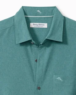 Tommy Bahama Bahama Coast Sandypoint IslandZone® Shirt Sea Jade Hot