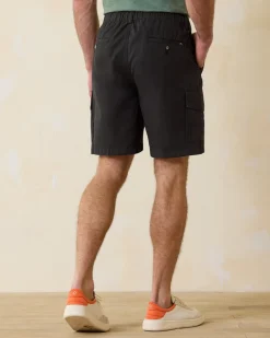 Tommy Bahama Bahama Survivor 8-inch Elastic-Waist Shorts Black Best