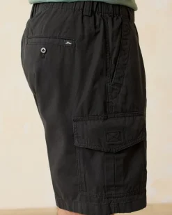 Tommy Bahama Bahama Survivor 8-inch Elastic-Waist Shorts Black Best