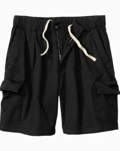 Tommy Bahama Bahama Survivor 8-inch Elastic-Waist Shorts Black Best