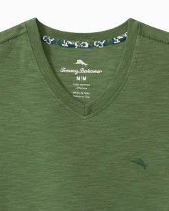 Tommy Bahama Bali Beach V-Neck T-Shirt Bonsai Outlet