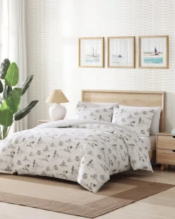 Tommy Bahama Beach Club 3-Piece Full/Queen Comforter Set Grey Best