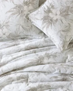 Tommy Bahama Beachway Blooms 3-Piece King Comforter Set Grey Best