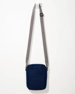 Tommy Bahama Bond Canvas Crossbody Deep Blue Clearance