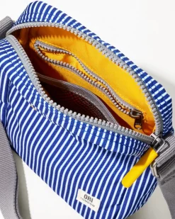 Tommy Bahama Bond Canvas Crossbody Hickory Stripe Hot