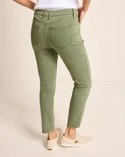 Tommy Bahama Boracay® Beach High-Rise Ankle Jeans Tea Leaf Sale