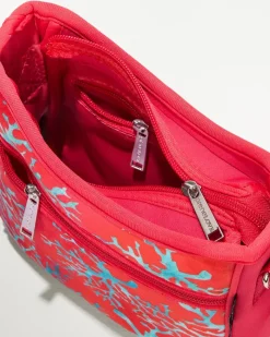 Tommy Bahama Botanical Mini Crossbody Bag Coral Hot