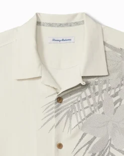 Tommy Bahama Breezeway Burst Silk Camp Shirt Continental New