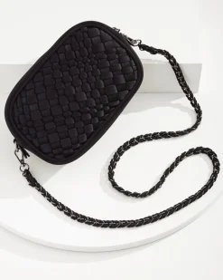 Tommy Bahama Caledon Mini Crossbody Bag Black Outlet