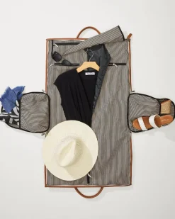 Tommy Bahama Capri Tan 2-in-1 Garment Duffel Bag Brown Online