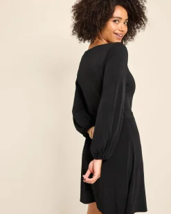 Tommy Bahama Carmela Long-Sleeve Dress Black Online