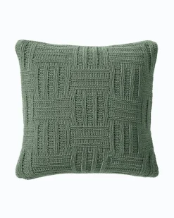Tommy Bahama Chain Basket Decorative Pillow Green Online