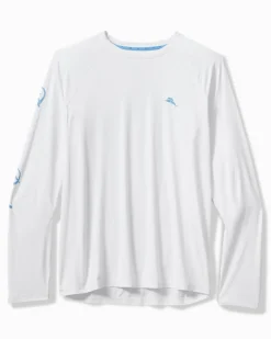 Tommy Bahama Chill Time Surf IslandZone® Rash Guard White Clearance