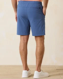 Tommy Bahama Chip Shot E-Waist IslandZone® 8-Inch Shorts Dockside Blue Clearance