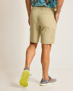 Tommy Bahama Chip Shot IslandZone® 9-Inch Shorts Stone Khaki
