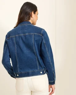 Tommy Bahama Classic Jean Jacket Sunset Blue Wash Outlet