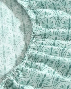 Tommy Bahama Coastal Batik Green 4-Piece King Sheet Set Spring Green Hot