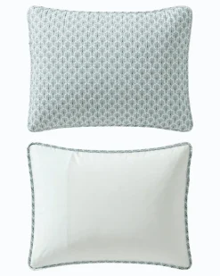 Tommy Bahama Coastal Batik 3-Piece Full/Queen Quilt Set Spring Green