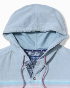 Tommy Bahama Coastline Cord Stretch Breeze Baja Hoodie Norse Blue Discount