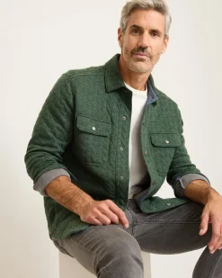 Tommy Bahama Cobble Hill CPO Shirt Jacket Juniper Online