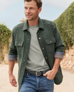 Tommy Bahama Cobble Hill CPO Shirt Jacket Juniper Online